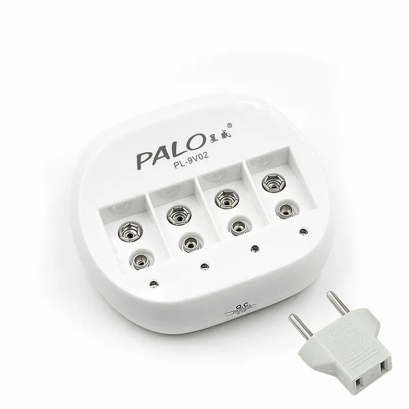 Зарядное устройство Palo сверхбыстрое зарядное 9 В для литий ионных аккумуляторов