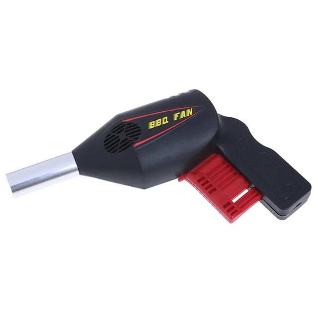 1Db Bbq Lángszén Grill Ventilátor Fúvókák Grillező Tűzoltó Fúvó Pisztoly Kültéri Kemping - Image 2