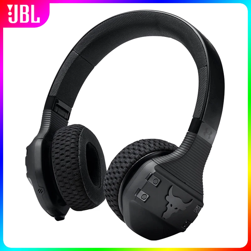 JBL UA TRAIN ROCK Wireless Bluetooth Headphones Sports Gym Headset IPX4 Waterproof Deep Bass Music Earphone Handsfree Calls Mic