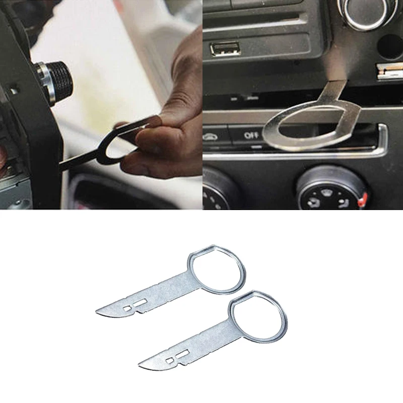 1 пара авто стерео CD Changer инструмент для удаления ключей VW Audi Mercedes Porsche ключ