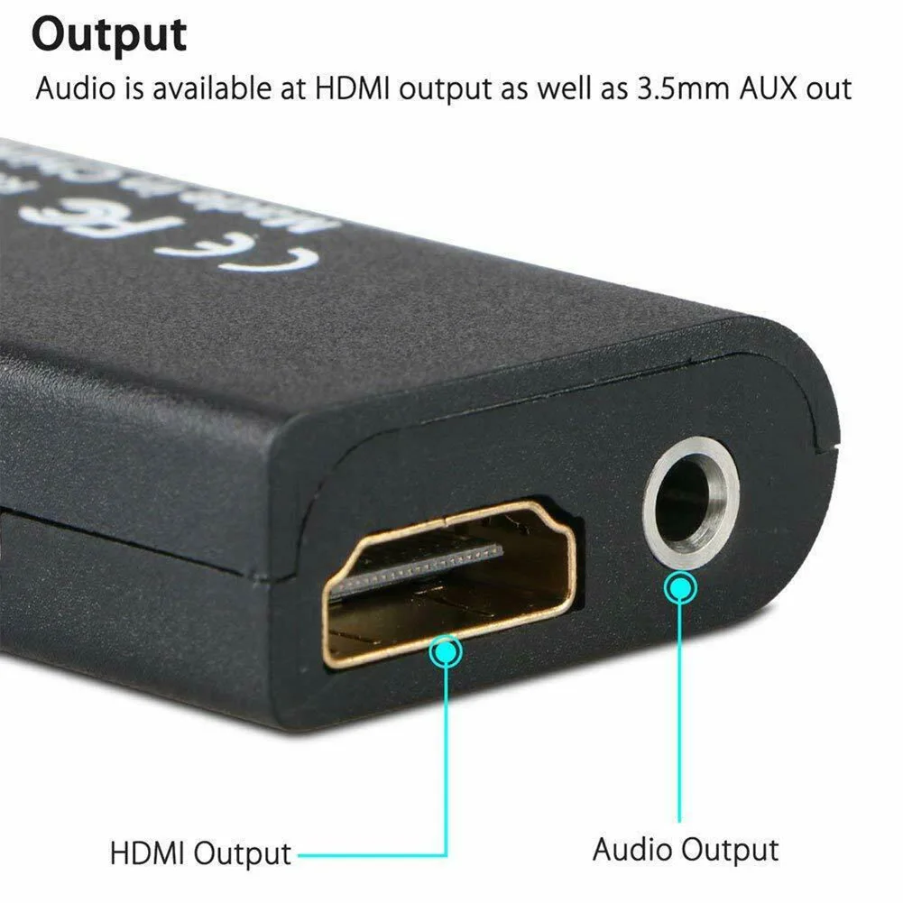 Для PS2 к HDMI аудио видео конвертер адаптер портативный AV кабель USB 5V вход TU