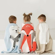 Manta de algodón 3D para bebé, edredón de punto de conejo cálido para cama, envoltura de cochecito, accesorio de fotografía para bebé, 1 unidad