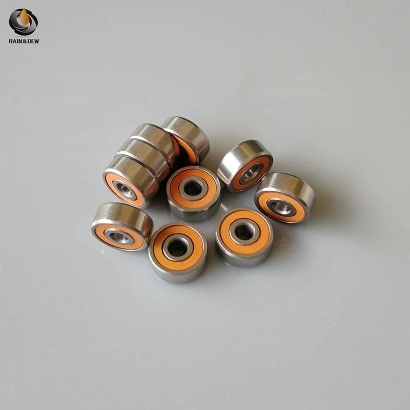 2 шт. 3X10X4 S623-2RS CB ABEC7 из нержавеющей стали гибридные керамические подшипники рыболовные снасти подшипник от RainDew