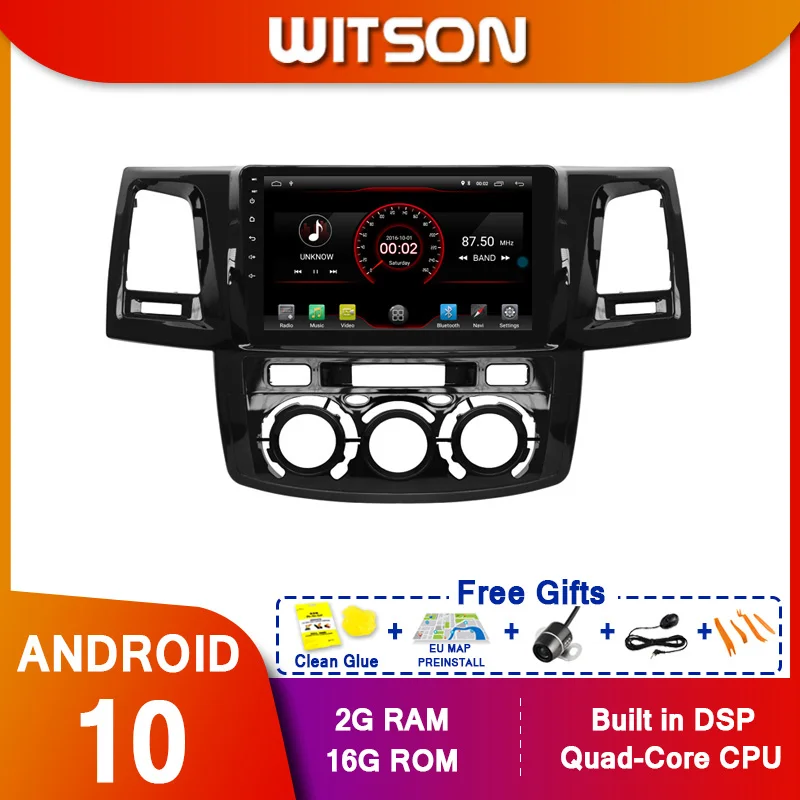 WITSON 10 2 &quotFULL HD сенсорный экран Android 0 Восьмиядерный Автомобильный GPS