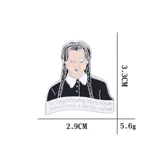 AliExpress новые продукты, креативная брошь с буквами, Аддамс, мультяшная фигурка, брошь