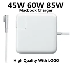 Chargeur magnétique Original à pointe en L pour Macbook Air Pro 11 13 15 17, 45W 60W 85W, adaptateur d'alimentation pour ordinateur portable, 100% 