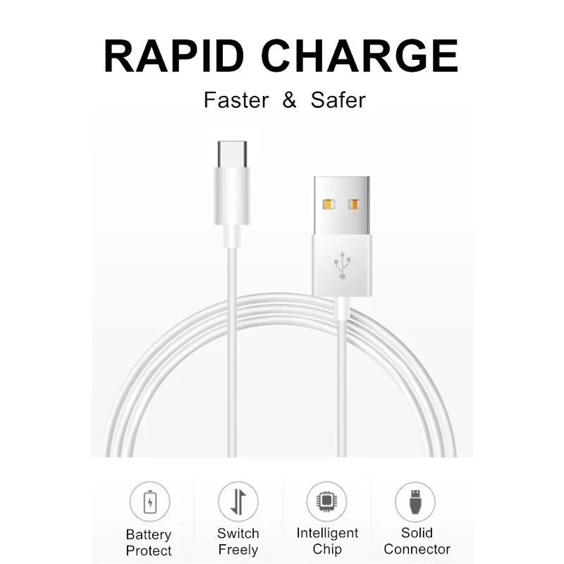 Быстрое зарядное устройство 3 А типа C для Xiaomi huawei, 1 м, 2 м, 3 м, кабель Micro USB для iphone, зарядный usb-кабель для samsung