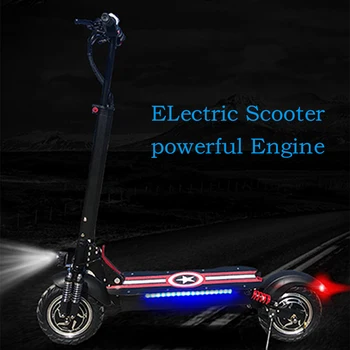 

48V1000W powerful ELectric Scooter Fat Tire Double Engine Motors Foldable Adults with 20ah Lithium Battery Brushless motorr