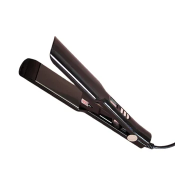 

Hair Straightener Temperature Adjustment Ceramic Tourmaline Lonic Flat Lron Hair Straightener US Plug