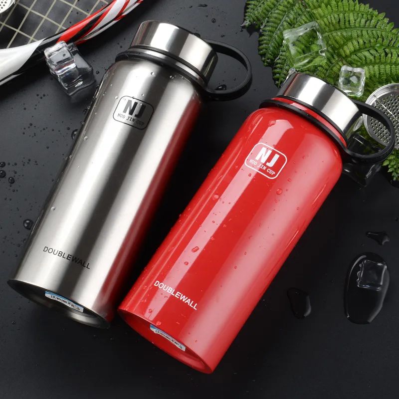 

304 Stainless Steel Insulated Cup Hand Car Mounted Sports Bottle Large Capacity Outdoor Sports Kettle Yeti Cup