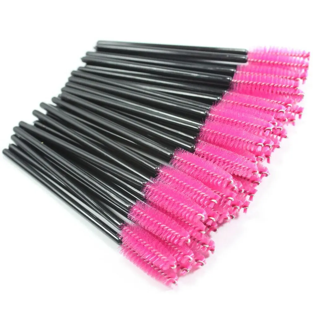 

50Pcs Eyelash Brushes Makeup Brushes Disposable Mascara Wands Applicator Spoolers Eye Lashes Cosmetic Brush Makeup Tools