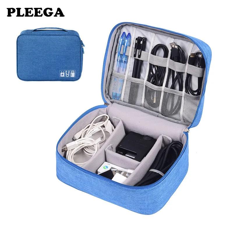 

Travel Storage Bag Kit Data Cable U Disk Power Bank Electronic Accessories Digital Gadget Devices Divider Organizer Containers