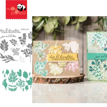 

MP147 FOREVER FERN Metal Cutting Dies and Stamps For DIY Scrapbooking Photo Album Decorative Embossing Folder Stencil