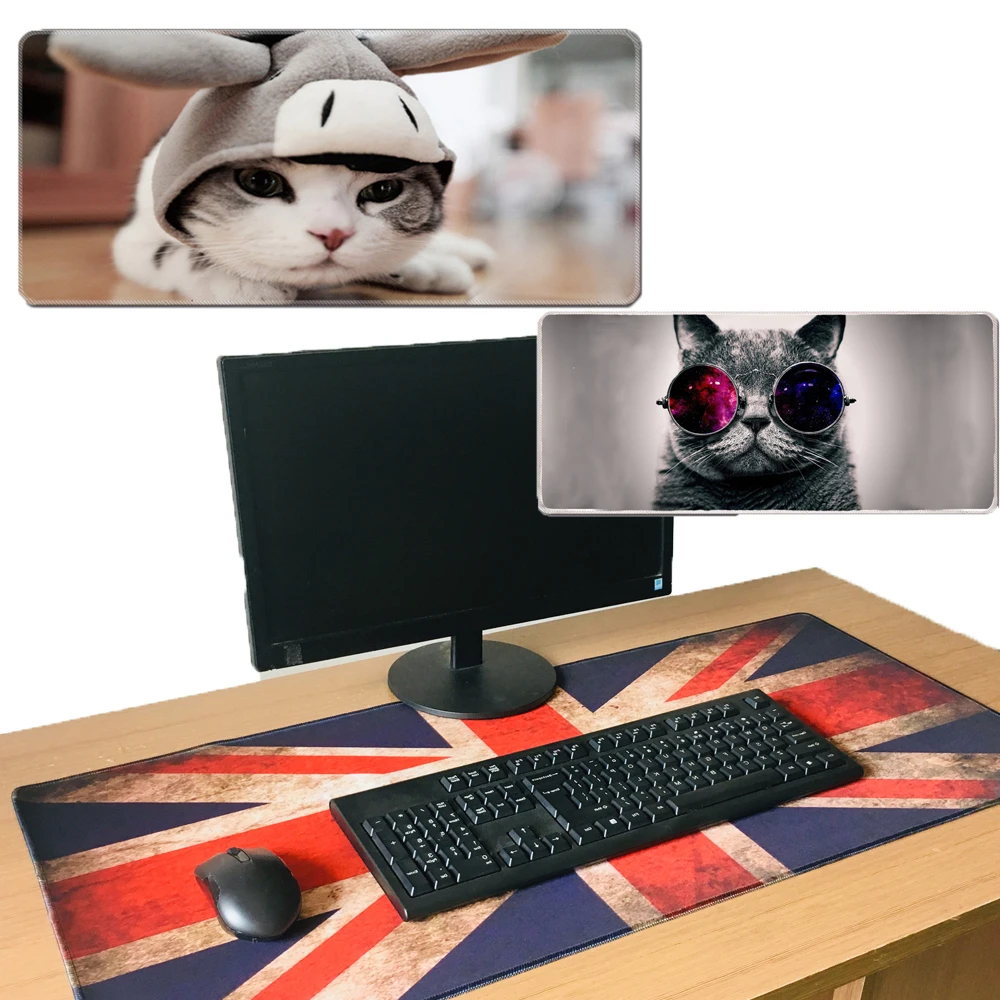 Gaming Mouse Pad Gamer Big Mousepad XXL Mice Pads Large Mouse Pad PC Computer Desk Mat Mause Print DIY Carpet Gaming Accessories