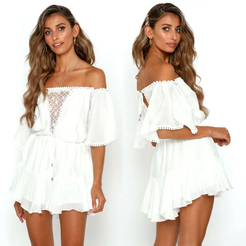 white elegant romper