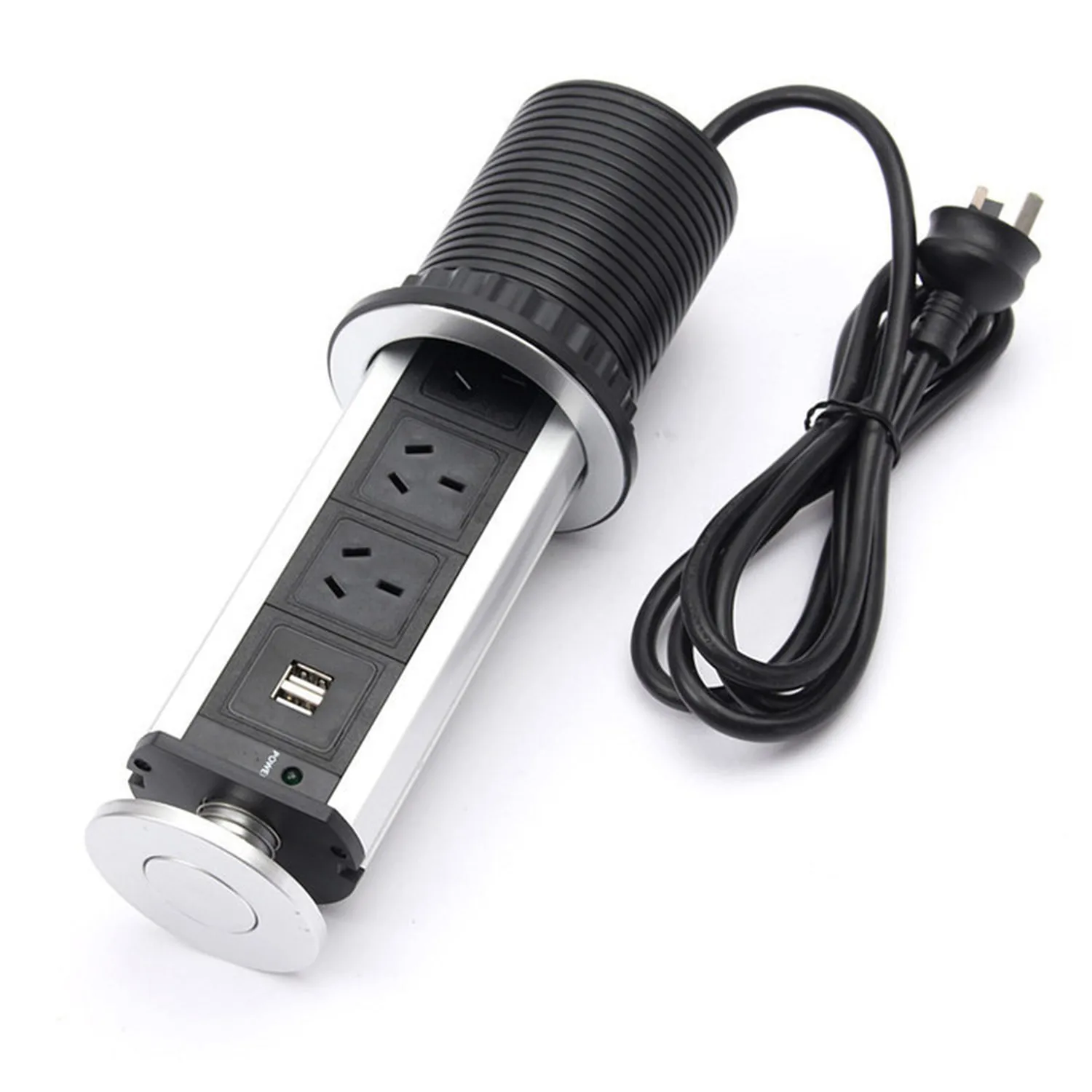 Удлинитель с настольной розеткой выдвижная розетка USB зарядным устройством