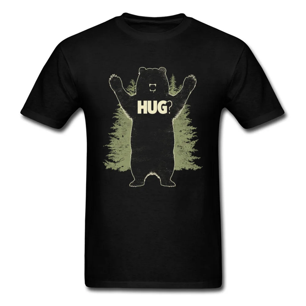 Bear_Hug__1361 New Arrival Men T-shirts O Neck Short Sleeve 100% Cotton Tees Casual Tees Top Quality Bear_Hug__1361 black