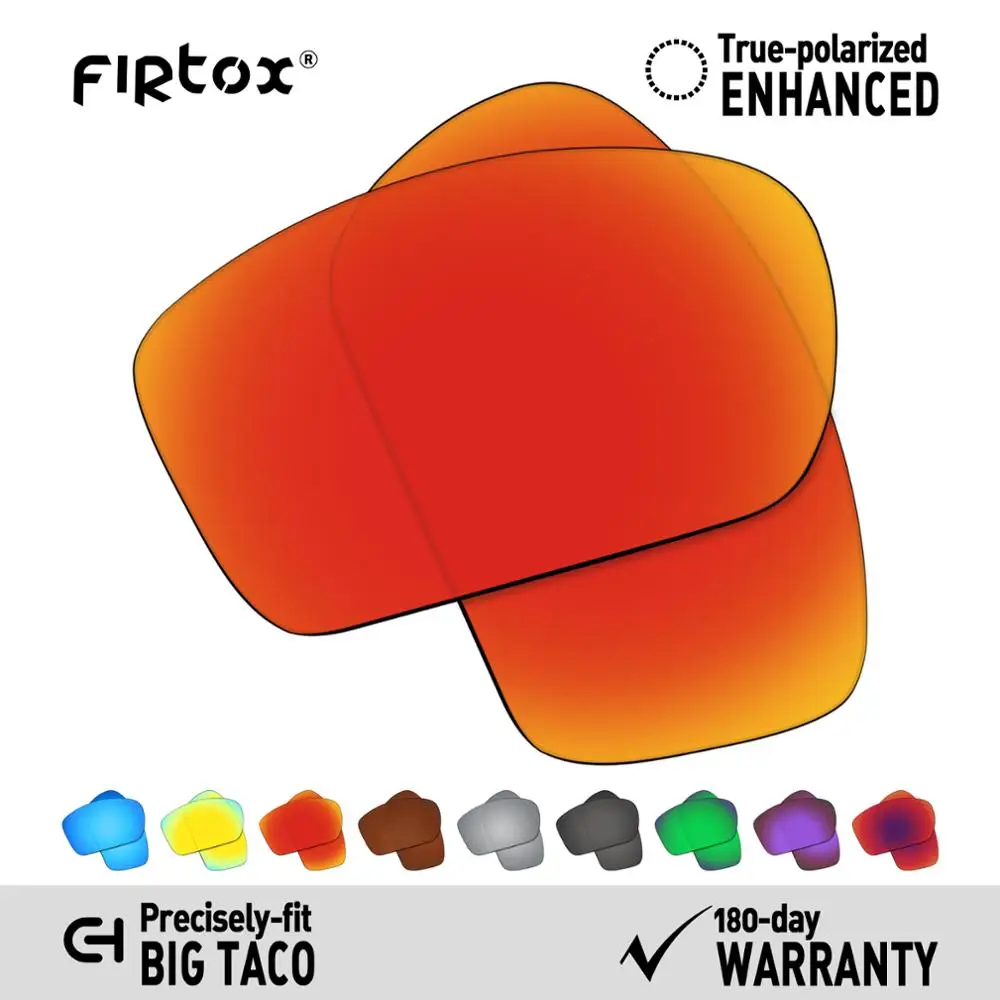 

Firtox True UV400 Polarized Lenses Replacement for-Oakley Big Taco OO9173 Sunglasses (Compatiable Lens Only) - Multiple Colors