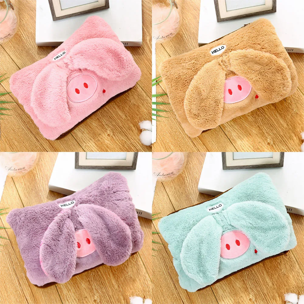 Saim Heating Warm Water Bag Cartoon Cute Plush Hot Water Bottle Charging Explosion-proof Charging Hot Water Bag Heat Jug JJ50681