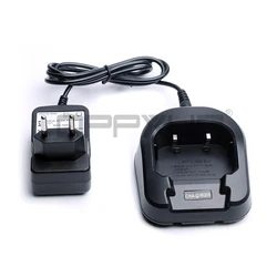 OPPXUN Portable Radio Genuine Home Desktop Base Tray Charger Quick with EU AU UK Us Adapter for Baofeng UV-82 UV82 Accessories