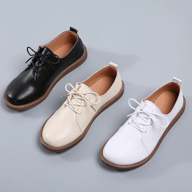 2020 Summer Big Size  Microfiber PU Flat Shoes Square Toe Comfortable Casual Ballet  Women Shoes Patent Leather Platform Shoes