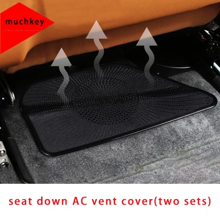 Для BMW 7 серии G11 G12 740i 750i- сиденье вниз AC vent cover(два комплекта) литья отделка 2 шт