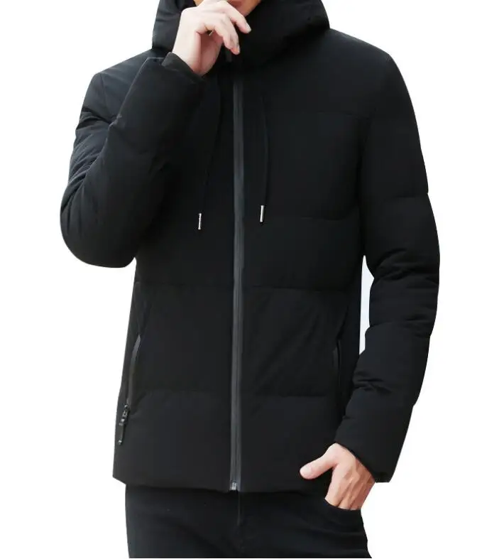 Fashion Winter Men Parka Outerwear High Quality White Duck Thick Down Jacket men coat Snow parkas male Warm Brand Coat