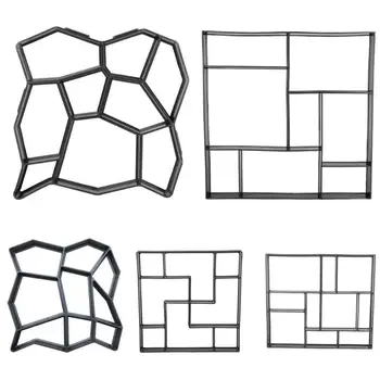 

Jardin Concrete Molds for Garden Pavement Mold DIY Manually Road Paving Cement Concrete Brick Stone Mould Garden Tool