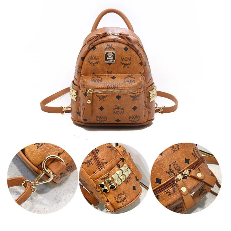 

LISM 2019 Backpack female new cartoon pattern small bag mini fashion shoulder bag personality small backpack backpack purse