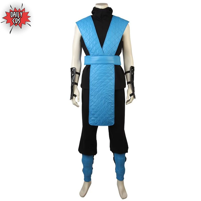 Sub-Zero костюм игра Mortal Kombat X Косплей куртка наряд рубашка мужская кожаная Рождество