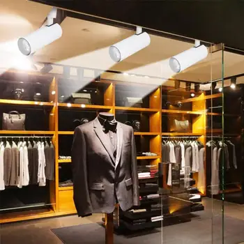 

20W 30W COB LED Track Spot Light for Clothes Shop Anti-glare Design and Non-flicker