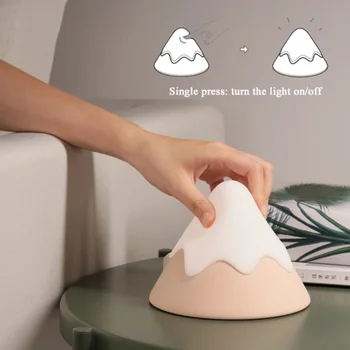 

Night Light LED Rechargeable Wireless Motion Sensor Night Lamp Sound Control Bedside Light