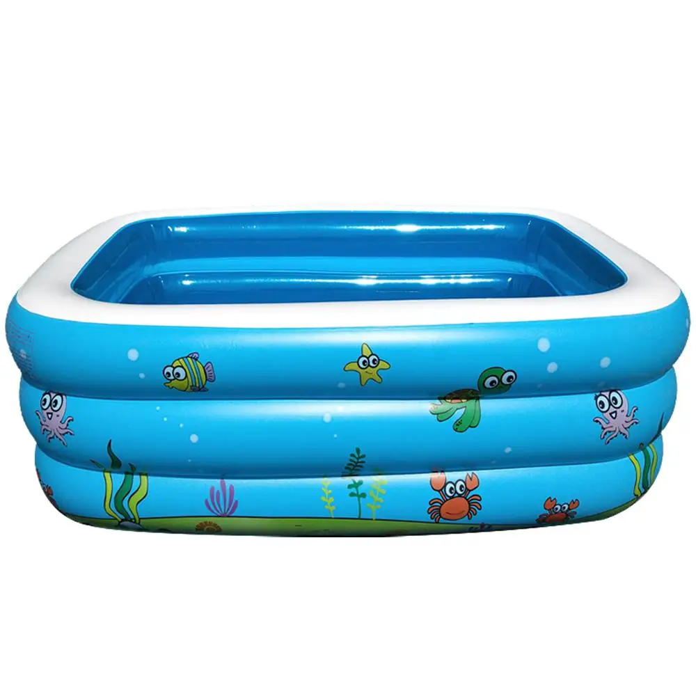

Inflatable Children'S Ball Pool Swimming Pool Blue 1 Set Foldable Bathroom Accessories Funny Antibacterial