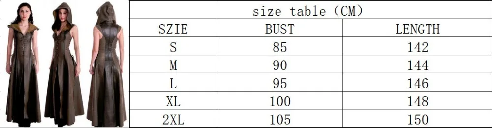 Женское модное сексуальное тонкое кожаное длинное платье со шнуровкой, длинное платье для взрослых, косплей disfraz mujer, костюм на Хэллоуин