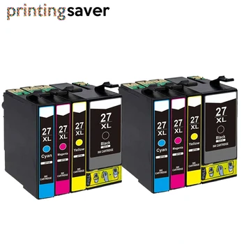 

8PCS 2711 2701 High Capacity compatible ink Cartridge for Epson WorkForce WF-7110 7610 7620 3620 3620 3640 printer 27 27XL