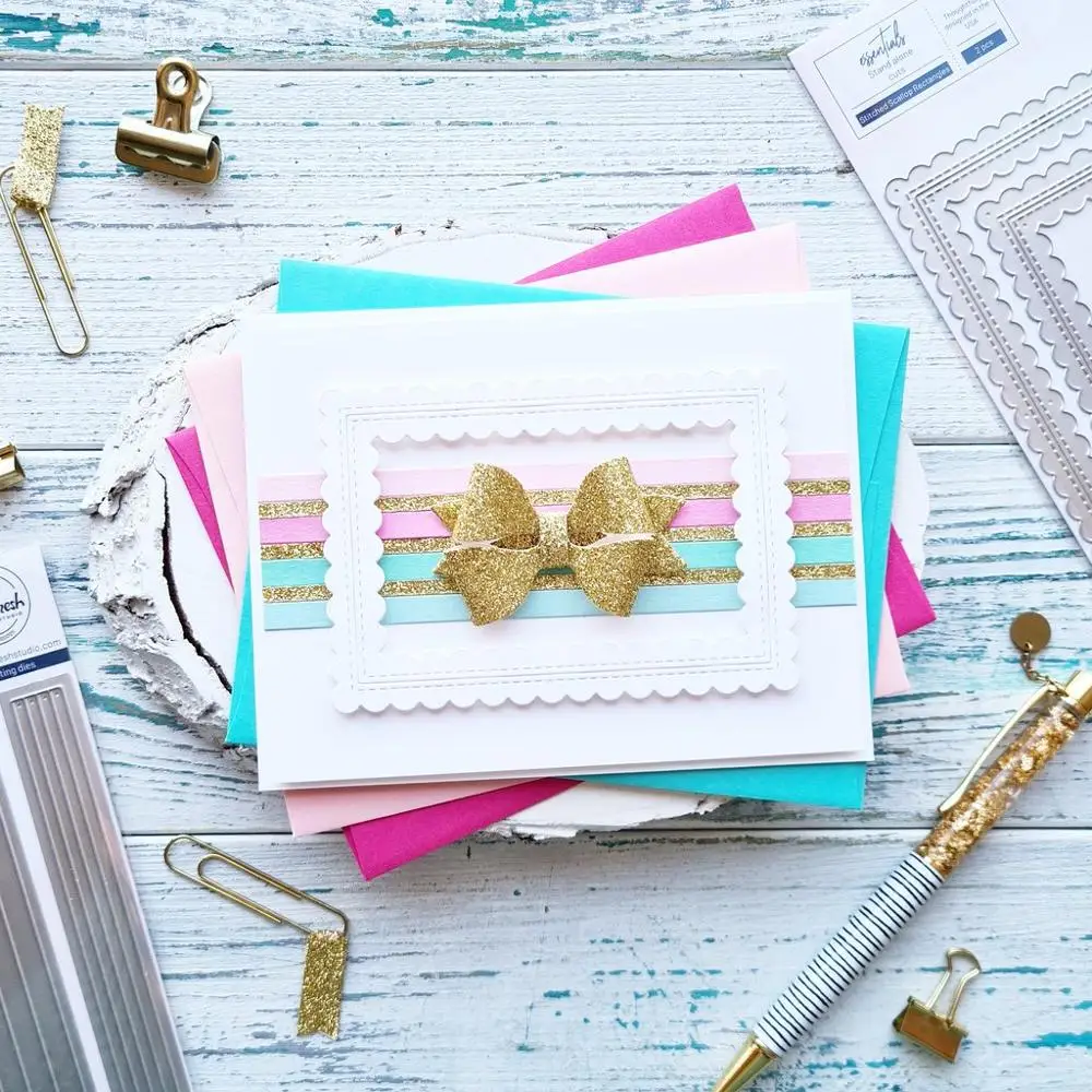 AliliArts Metal Cutting Dies slim stripes diy Scrapbooking Photo Album Decorative Embossing PaperCard Crafts Die 2020