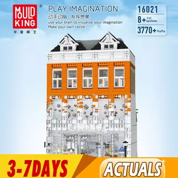 

DHL Mould King 16021 3770Pcs Street Toy MOC Crystal Palace Model Assembly Building Blocks Bricks Kids Christmas Gift 15003 15004