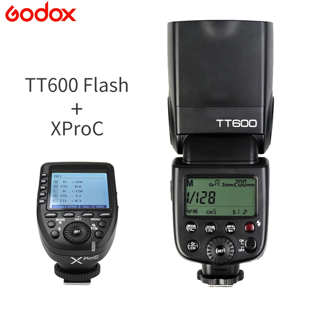 Вспышка для камеры Godox TT600 Speedlite с триггером Xpro Canon Nikon Sony Pentax Olympus Fuji | Электроника