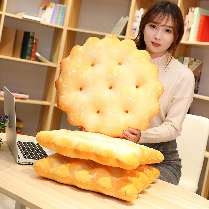 1 шт. плюшевая подушка Yummy food с 3D принтом|Подушка| |