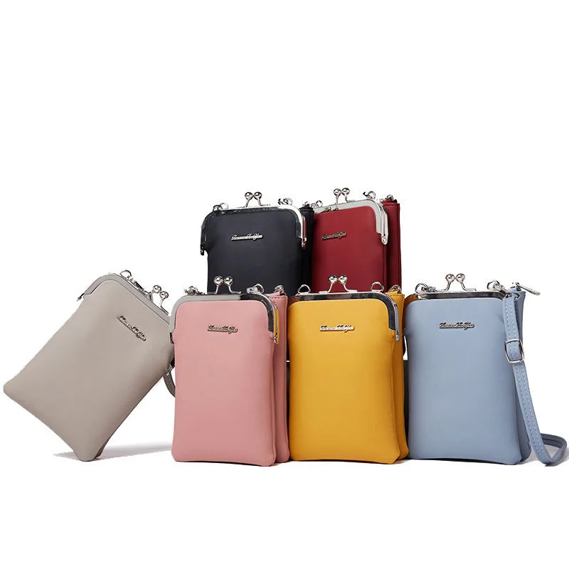 YIZHONG кожаная многофункциональная сумка Luruxy на плечо, сумка для мобильного телефона для женщин, женский мини-кошелек для клатча, женские сумки-мессенджеры