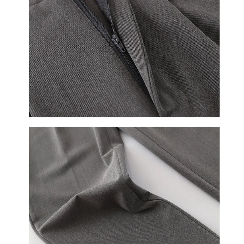 Gowyimmes Big Size Women Harem Pants With Sahes Harajuku Grey Black Trousers Casual Pant All-match Female Ankle-length Pants 594