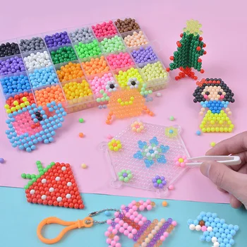 

2019 DIY Water Mist Magic Beads Toys For Children Animal Molds Hand Making Puzzle Kids Educational Toys Spell Replenish Beans