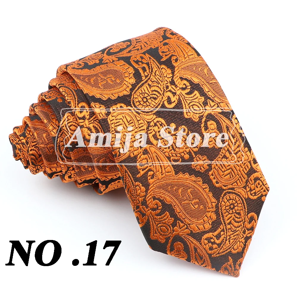Klassische männer Silm Tie Floral Blume Drucken 6cm Krawatte Männer Original Geschenke Für Prom Zubehör Täglichen Tragen Krawatte hochzeit Party – Detail 20