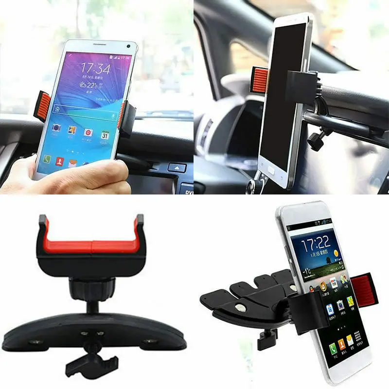  Universal 360 grad Auto Halter CD Slot Halterung telefon halter stehen Für iPhone xiaomi huawei GPS