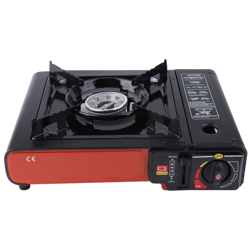 Outdoor Portable Foldable Gas Stove Dual Use Hiking Set Camping Stove