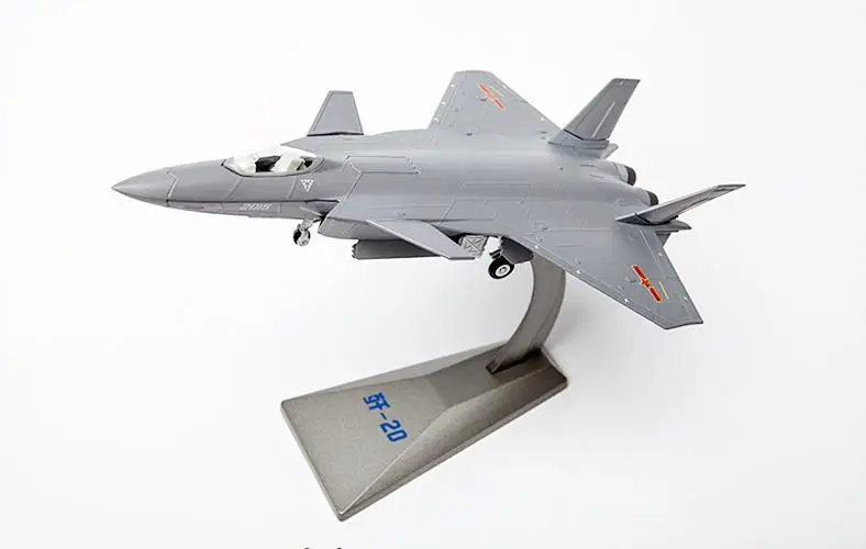 AF1 Китай J-20 1/100 литья под давлением модель самолета