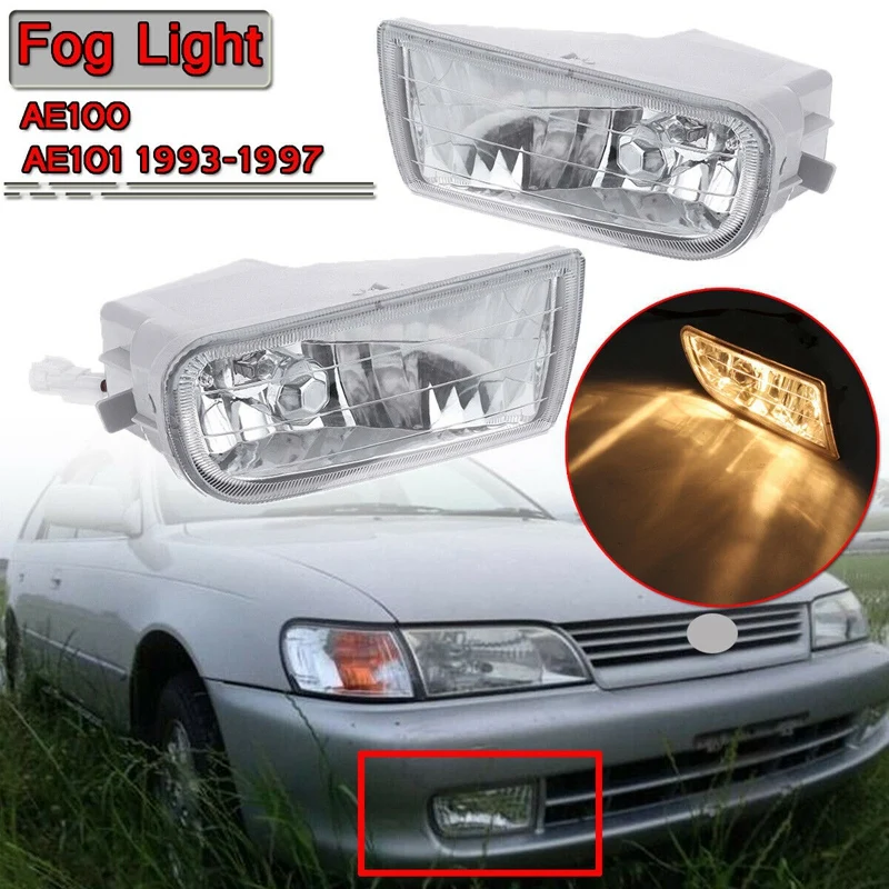 Передний бампер противотуманные фары W лампа для Toyota Corolla AE100 AE101 93-97 A1649060451