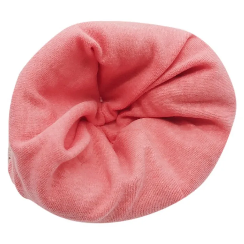 Winter Newborn Cute Warm Children Kids Girls Boys Baby Cartoon Print Hats Knitted Wool Casual Caps With Ear