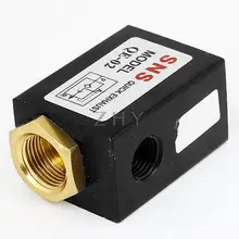 QE-02 воздух работает один способ потока выпускной клапан G1/" резьба черный