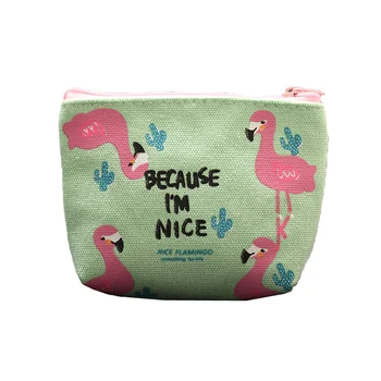 

70PCS / LOT Fresh Printing Zero Wallet Carries A Key Pack Card Bag Women Euro Coin Zipper Storage Bag Cute Gift For Girls